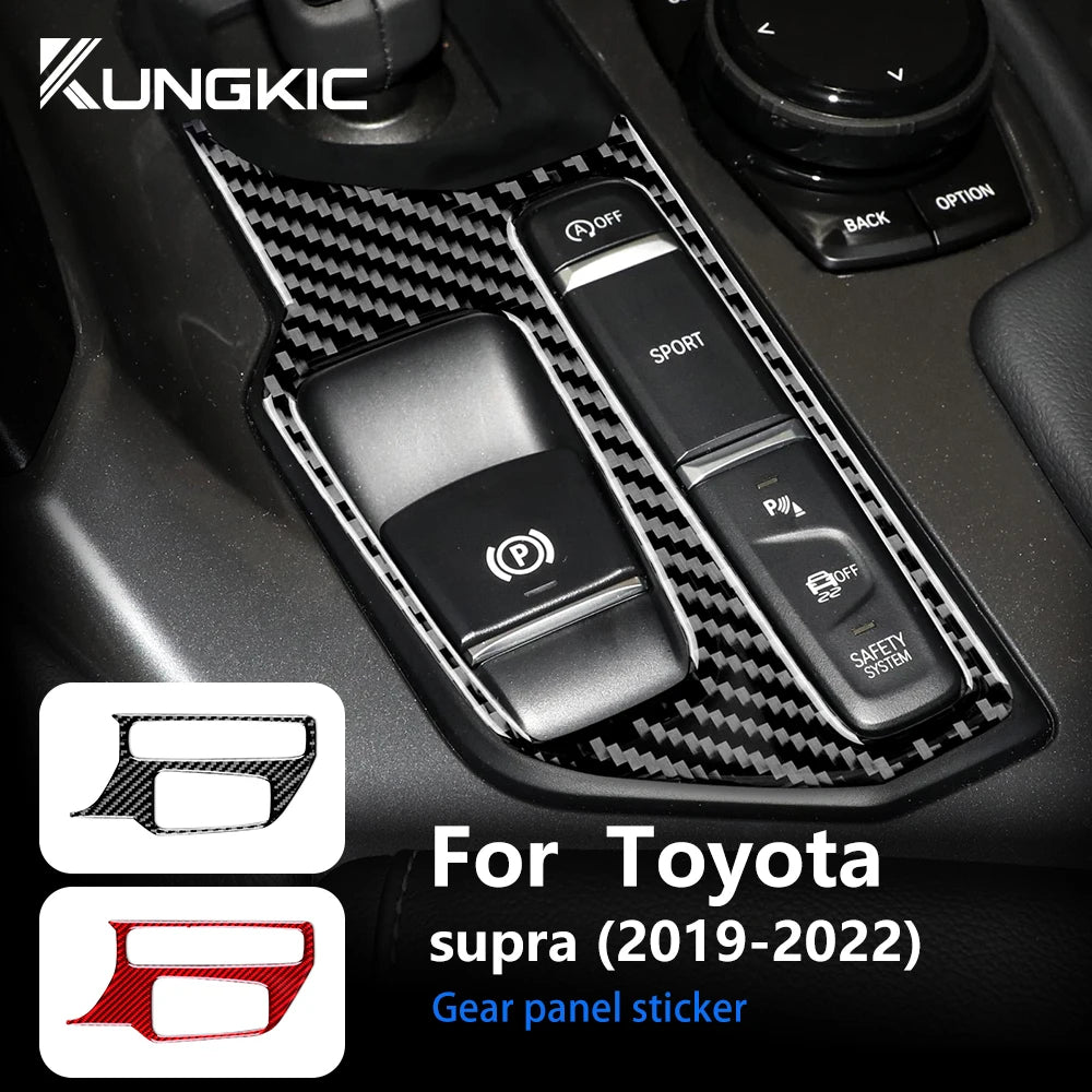 Sticker For Toyota Supra GR A90 A91 MK5 2019-2022 Car Real Carbon