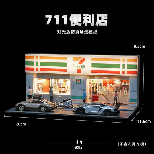 1: 64 Miniature Convenience Store Supermarket Architectural Scene