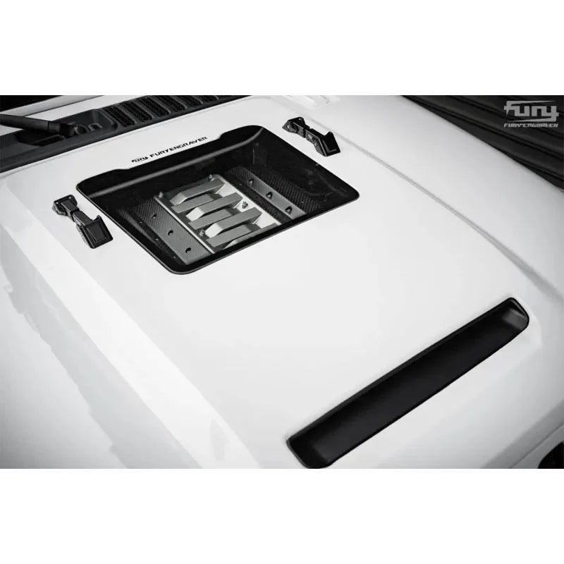 Series Gravity Black Metal Hood Engine Cover For Jeep Wrangler JL 18+