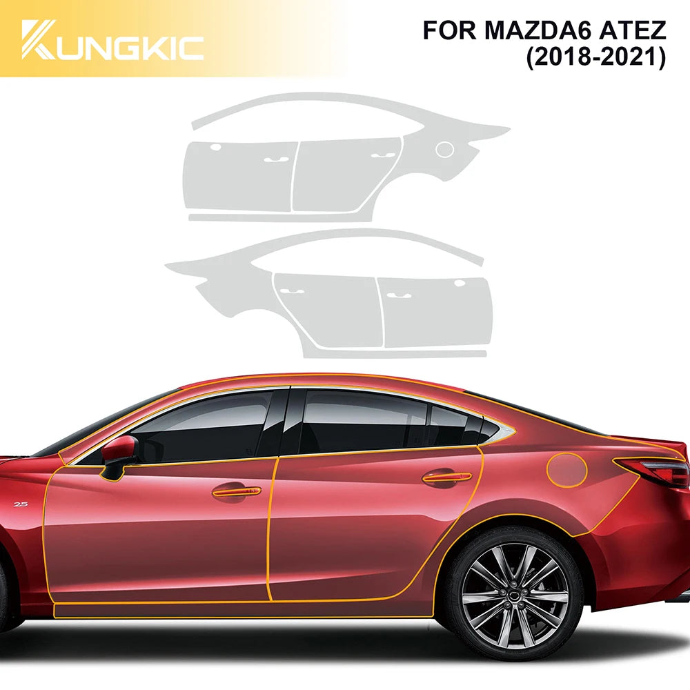 TPU Transparent Kit Car Paint Protection Film FOR Mazda 6 Atez 2012-21