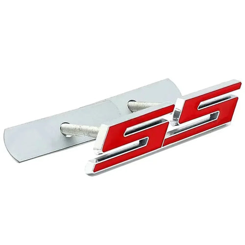 9X1.8CM Metal Letter Emblem Badge Decal for Chevrolet SS Aveo Cruze