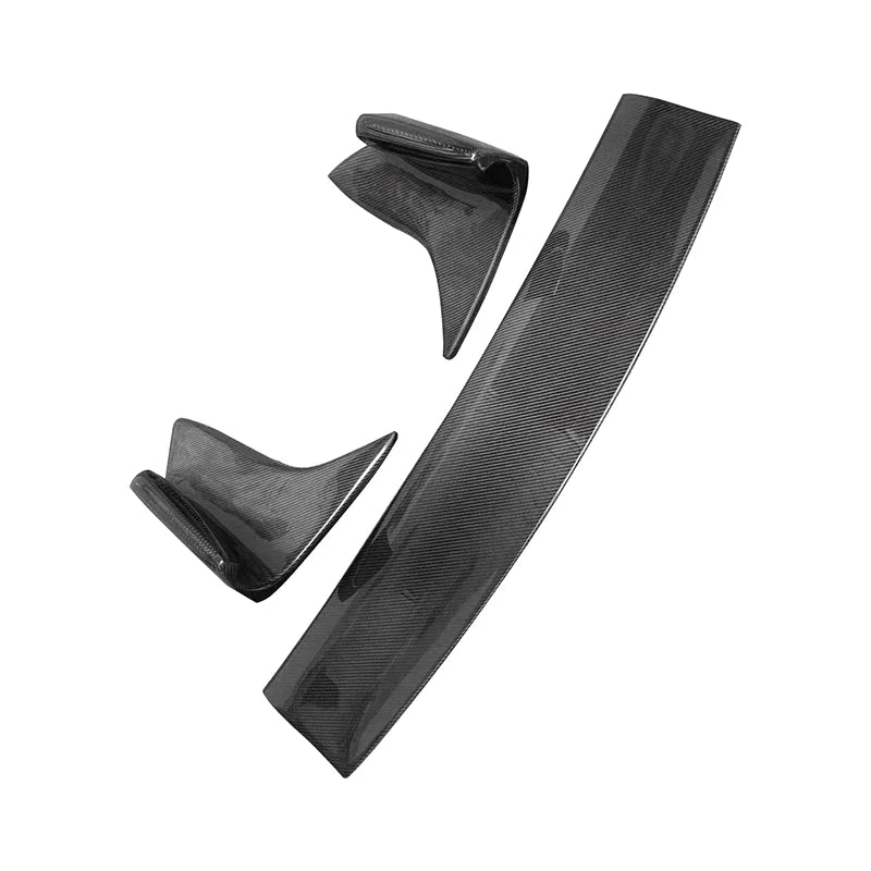 ST Style Carbon Fiber Car Rear Trunk Spoiler Rear Wing Tail Wing Parts