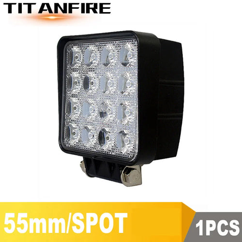 ZK30 DS 4x4 LED Spot/Flood Work light 9-30V Car 48W 6000LM 64W 8000LM