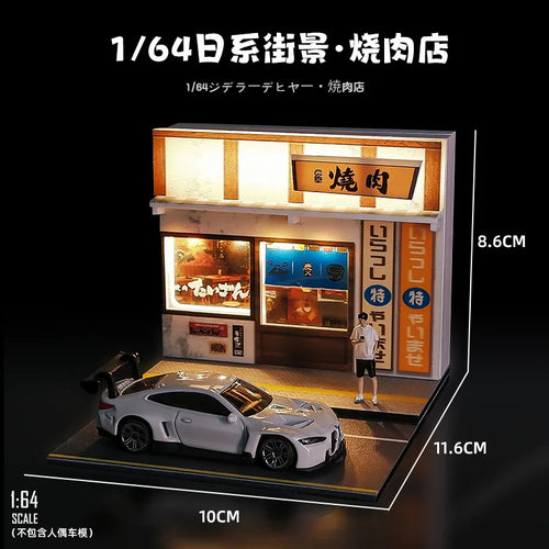 1: 64 Miniature Convenience Store Supermarket Architectural Scene