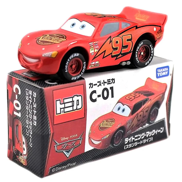 TAKARA TOMY TOMICA Cars Lightning Mcqueen Mater Dinoco 43 95 Alloy