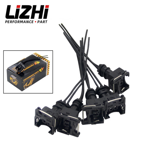 LIZHI RACING - 5PCS /SET INJECTOR DYNAMICS EV1 Pigtail Clip Connector