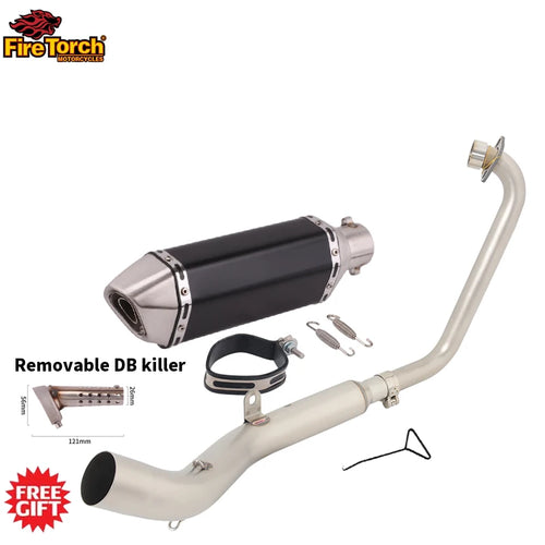 Slip On For Zontes ZT125 U1 G1 Z1 Z2 2021 2022 Full Motorcycle Exhaust