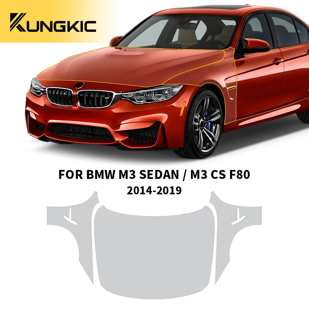 Tpu Car Paint Protection Film PPf for Bmw M3 Sedan/M3 CS F80 2014-2019