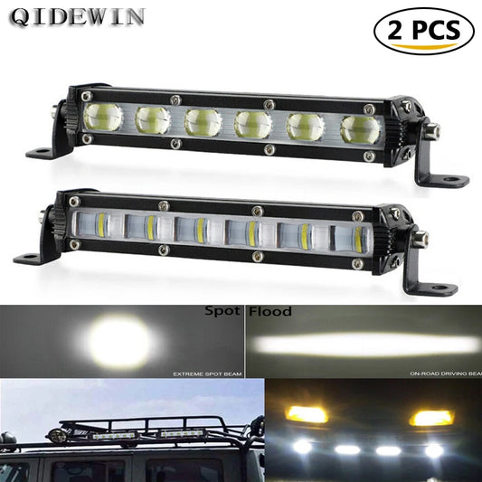 6D Led Work Light Bar 7 Inch Lens Accessories for 4x4 off road Truck