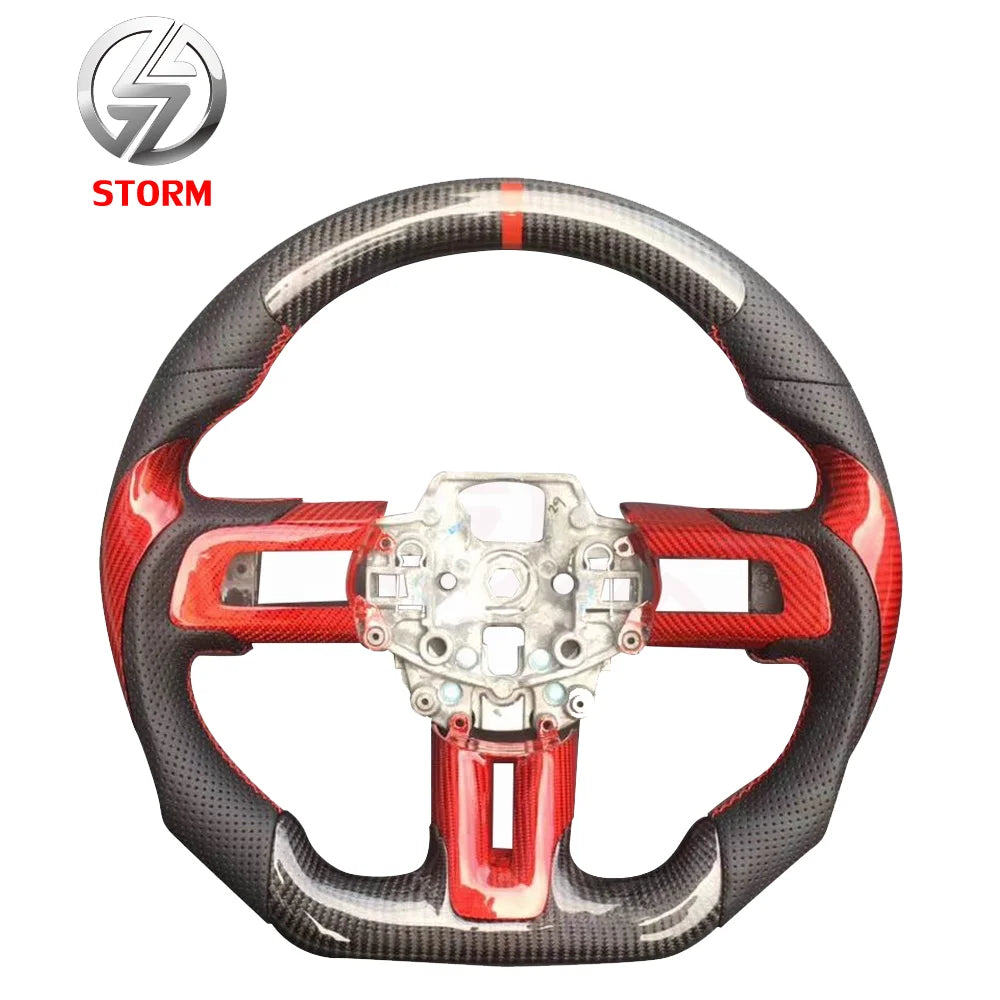 Wholesale custom car racing steering wheel for Ford mustang 2015