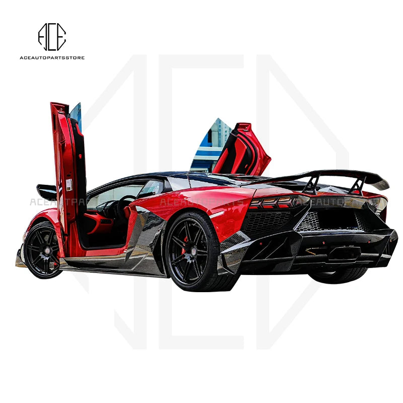 Runde Dry Carbon Fiber For Lamborghini Aventador Lp700 LP720 LP750