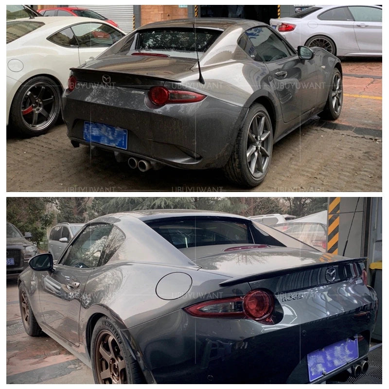 UBUYUWANT Spoiler For MAZDA MX5 MX-5 CARBON FIBER ND Miata Garage Vary