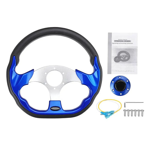 320mm Universal Car Racing Steering Wheel Aluminum Go-Kart Racing