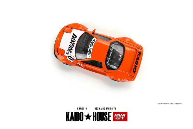 **Pre-Order** Kaido House x MINI GT 1:64 NSX Kaido Racing V1 Orange