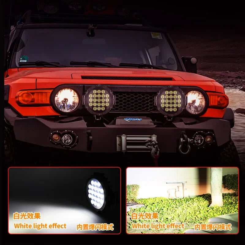 7-inch 63W Off-road Work Light LED Modified Spotlight Engineering