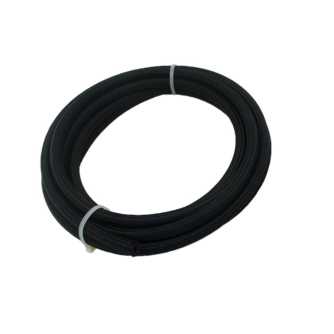 LIZHI RACING - 6 AN Pro's Lite Black  Braided Fuel Line Hose 350 PSI