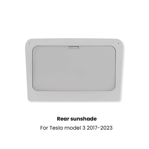 2023-2024 Modely Sunshade Model 3 Roof Shade Scroll Original Car Sun