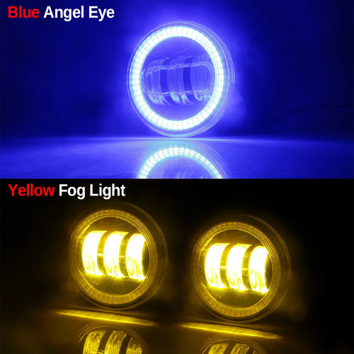 2 X Angel Eye Fog Light For Subaru Forester WRX STI Impreza XV BRZ