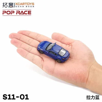 XCarToys x  Pop Race 1:64 BRZ Blue Diecast Model Car