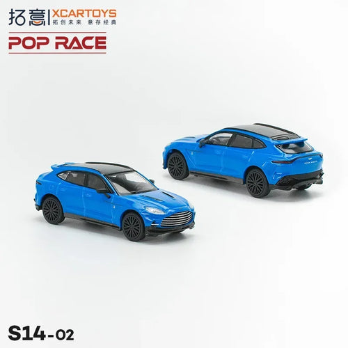 XCarToys x Pop Race 1:64 DBX Blue Diecast Model Car