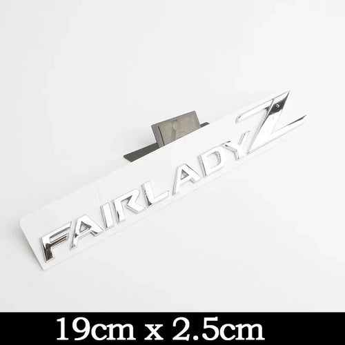 3D Letters Fairlady Z Logo Rear Boot Trunk Emblem Badge For Nissan