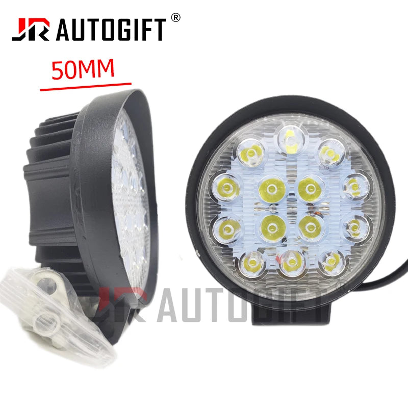 50MM 42W 14LED Work Light LED Car Front Fog Light 12V 24V for Truck