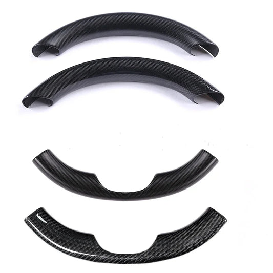 Real Carbon Fiber Steering Wheel Cover for Tesla Model 3 Y ModelY