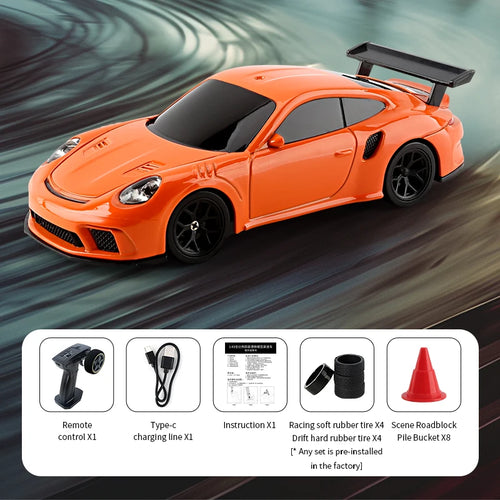 15Km/h RC Car Toys 1/43 2.4G High Speed Remote Control Mini Scale