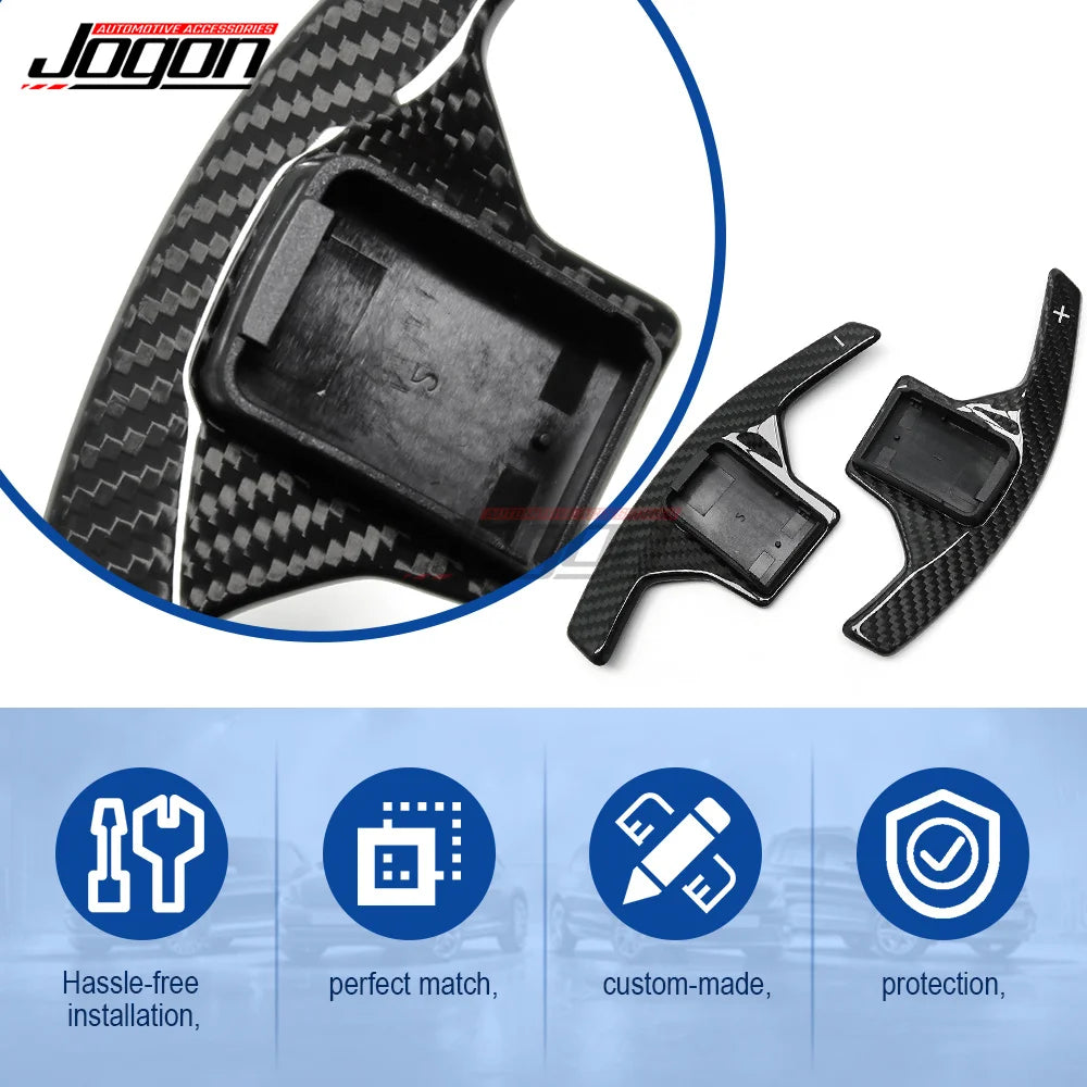 Replace Real Carbon Fiber Steering Wheel Paddle Shift For NISSAN GT-R