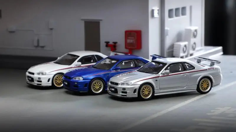 Stance Hunters SH 1:64  Skyline R34 GTR Z Tune Nismo Livery Diecast