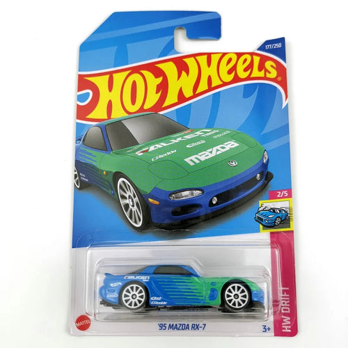 2022-177 Hot Wheels Cars 95 MAZDA RX-7 1/64 Metal Die-cast Model