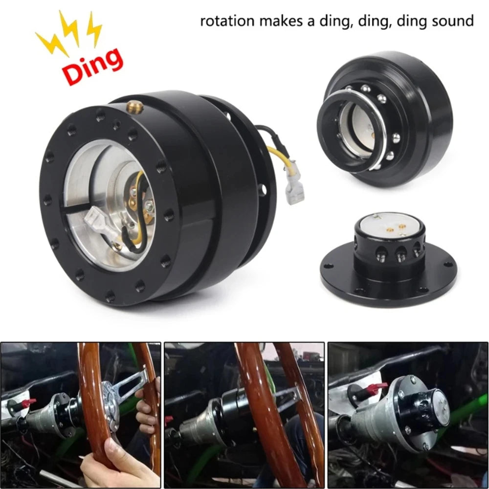 Universal NRG Tuning Monster Aluminum Car Auto Steering Wheel Quick