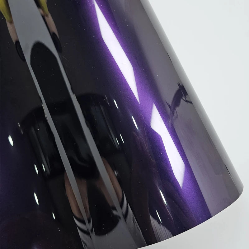 152cmx2m/5m/18m High Glossy Metallic Midnight Purple Adhesive Vinyl