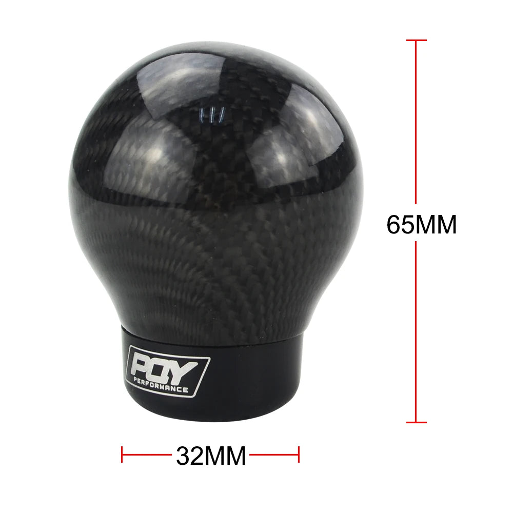 LIZHI RACING - Real Carbon Fiber Aluminum Gear knob Manual