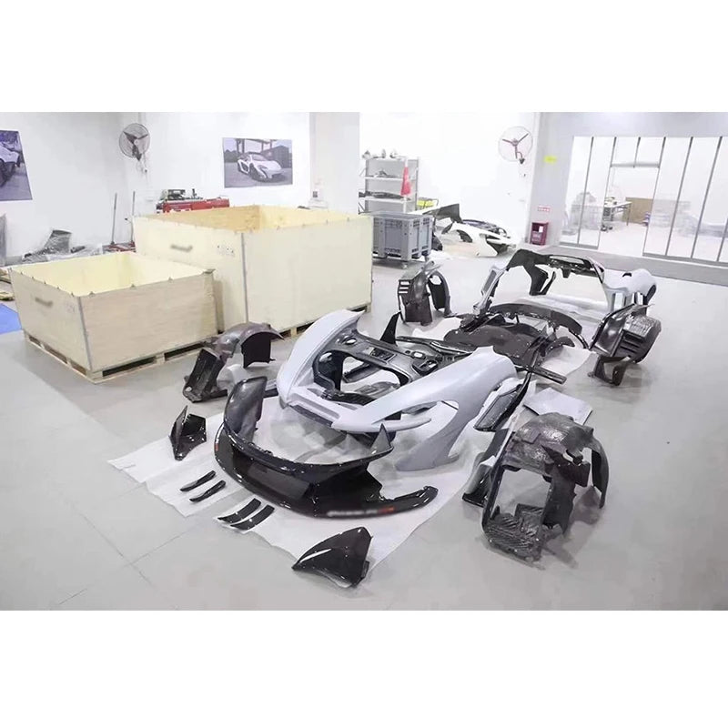 Runde Dry Carbon Fiber Body Kit For Mclaren P1 Retrofit GTR Style Body