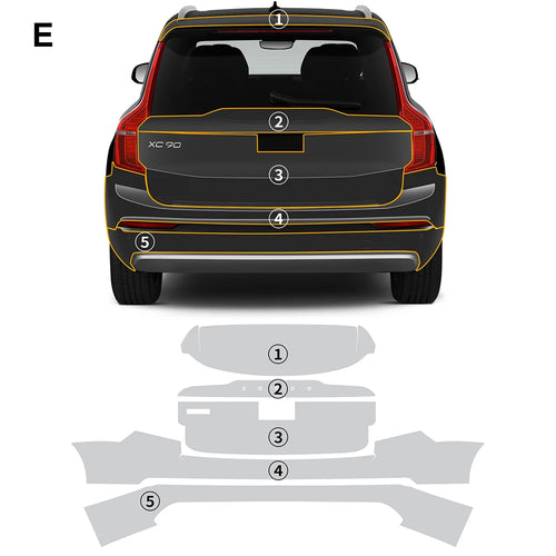 TPU Car Paint Protection Film PPF For volvo xc 90 inscription