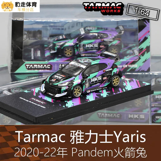 Tarmac 1:6 Pandem  Yaris HKS Collection of die-cast alloy car