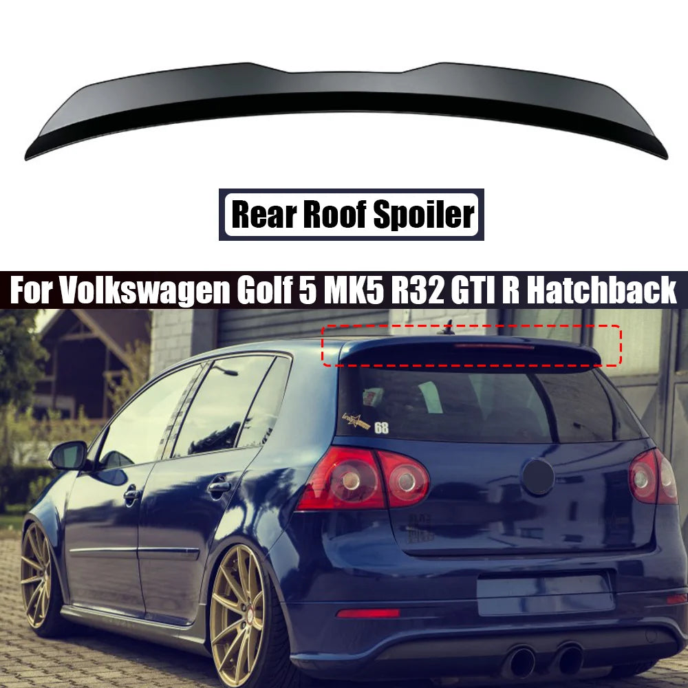 Rear Roof Lip Spoiler For Volkswagen VW Golf 5 MK5 R32 GTI R Hatchback