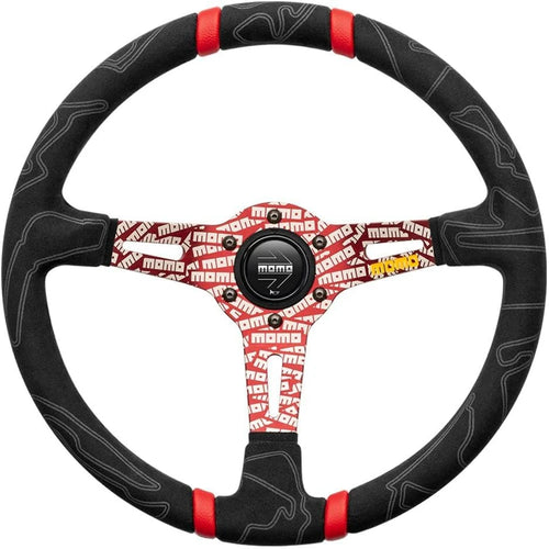 Universal Drift 14Inch Racing MOMO Ultra Steering Wheel Car Rally JDM