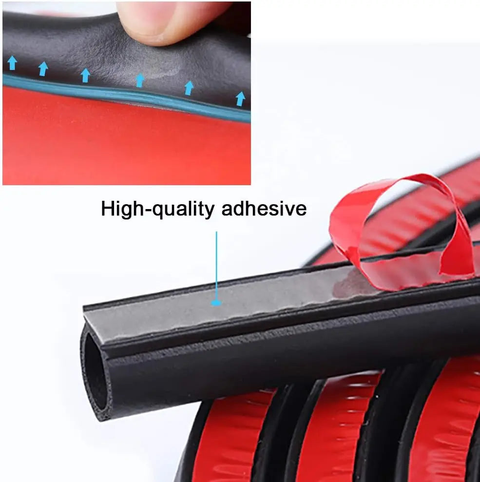 10m Rubber Car Door Trunk Boot Edge Seal Strip Sound Proof For Subaru