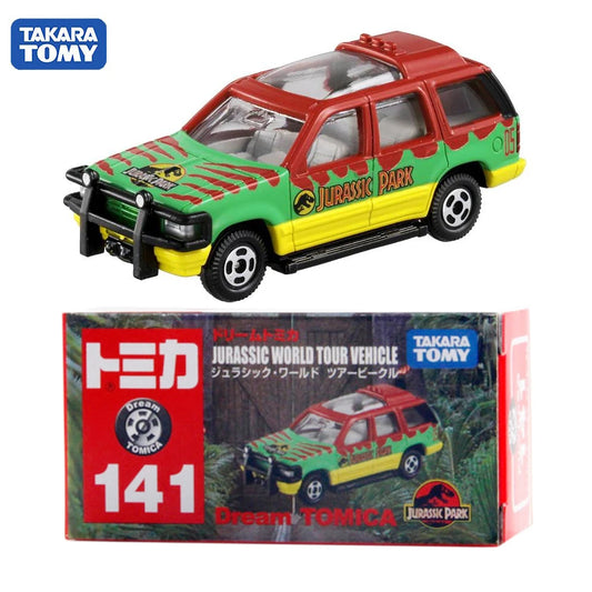 TAKARA TOMY TOMICA diecast alloy Model 141 Jurassic Dinosaur Park