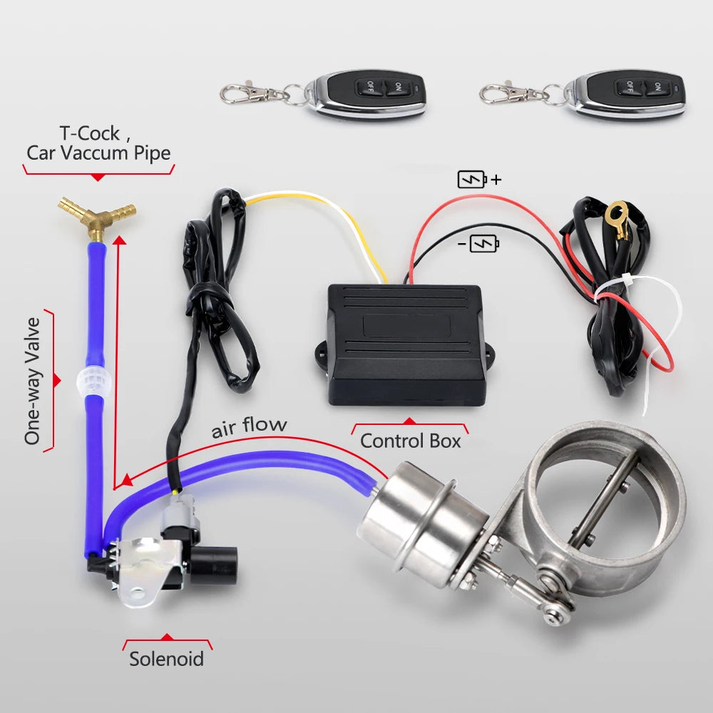 LIZHI - Control Exhaust Valve/Cutout Wireless Remote Controller Switch