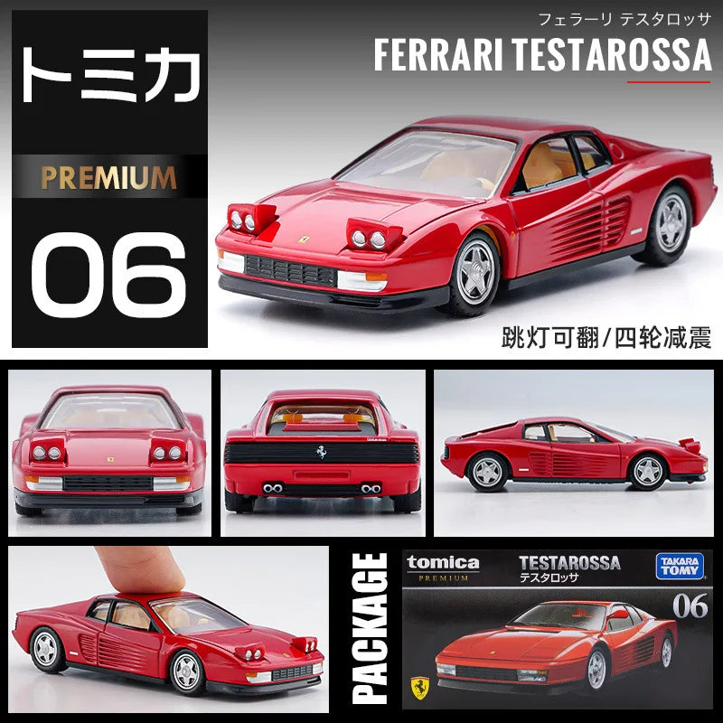 Takara Tomy Tomica Ferrari 1/62 Mini Diecast Alloy Model Car Toys