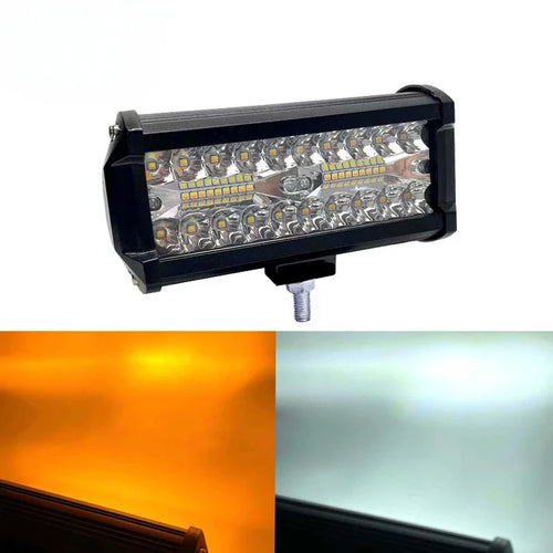 7-inch 120W Dual Color Work Light for Off-road Vehicle Spotlights with