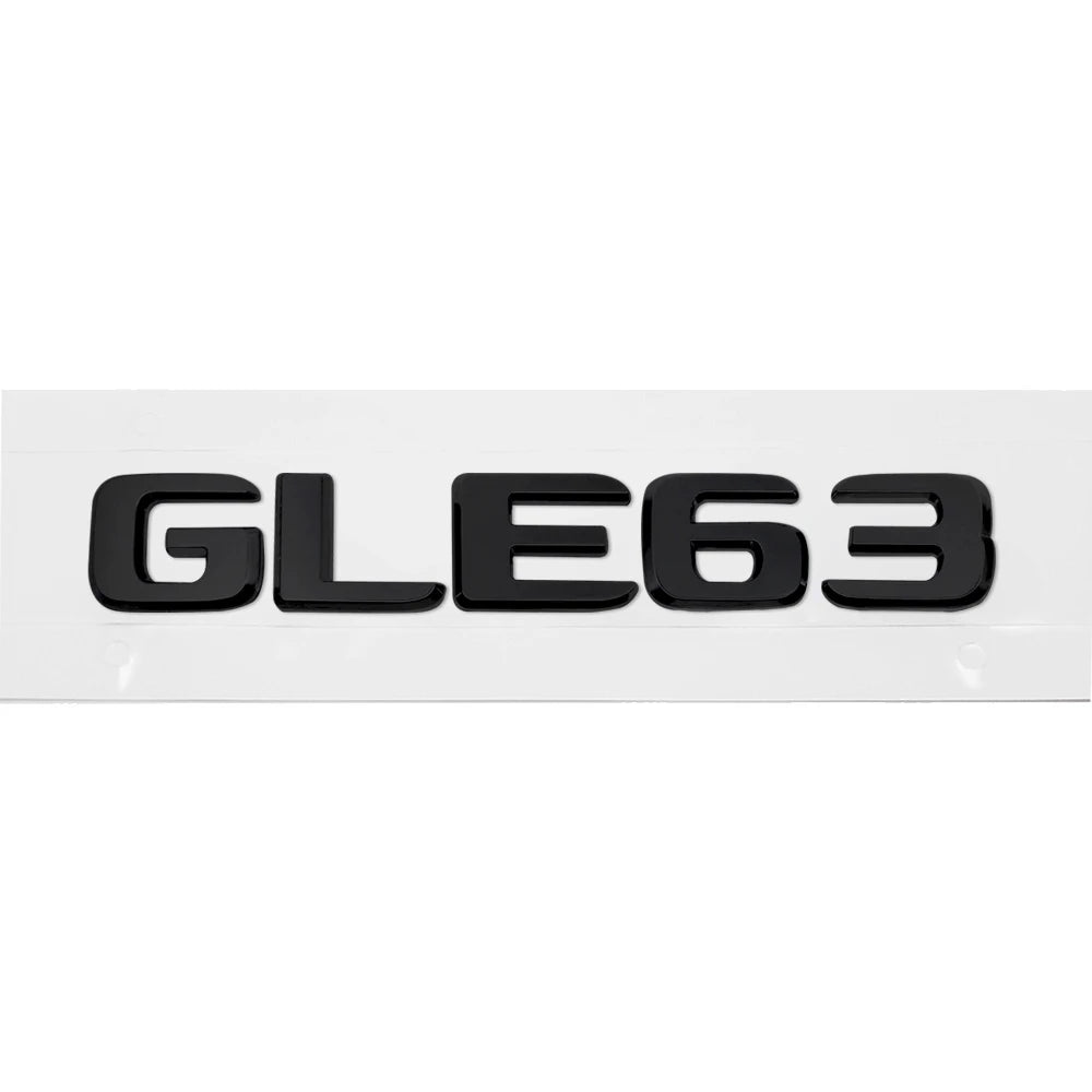 ABS Plastic GLE63 GLE300 GLE320 Trunk Rear Logo Badge Emblem Sticker