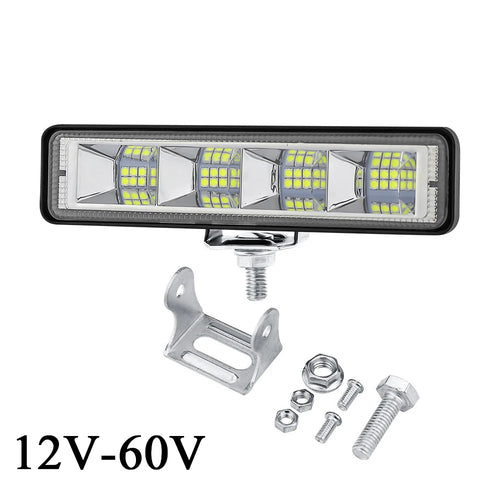 18W Car Working Light Bar 6LED Car Lights LED Lamp Beads Auto