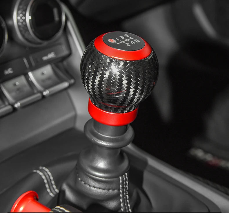 Tantan Carbon Fiber Gear Shift Knob Replacement Applicable For Toyota