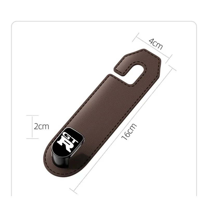 1Pc Car seat back leather metal hook Interior Accessories for nissan