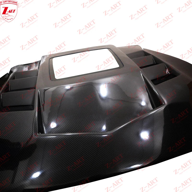 Z-ART Carbon Engine Hood for Mustang Carbon Fiber Engine Bonnet for