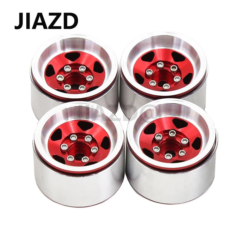 4PCS TRX4M 1.0'' Metal Wheels Upgrade Hub Rim for 1/18 RC Crawler Car